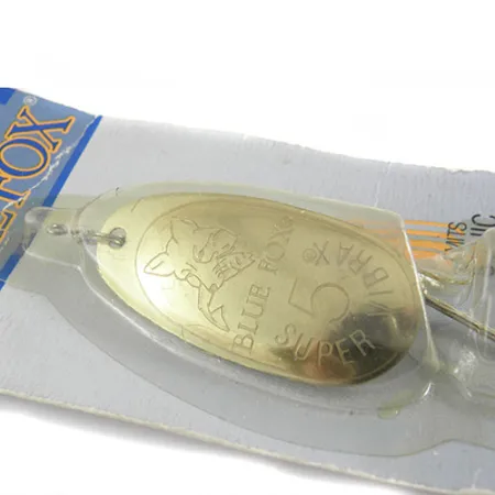 Blue Fox Super Vibrax 5 Cucchiaino, Oro, 14g, Anti-torsione, #0663