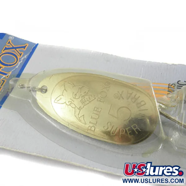 Blue Fox Super Vibrax 5 Cucchiaino, Oro, 14g, Anti-torsione, #0663