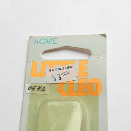 Acme Little Cleo Ondulante, Nickel / Verde, 11g, Ancoretta orig., #0672