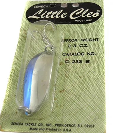 Seneca Little Cleo (Hula Girl) Ondulante, Nichel / Blu, 18g, #0673