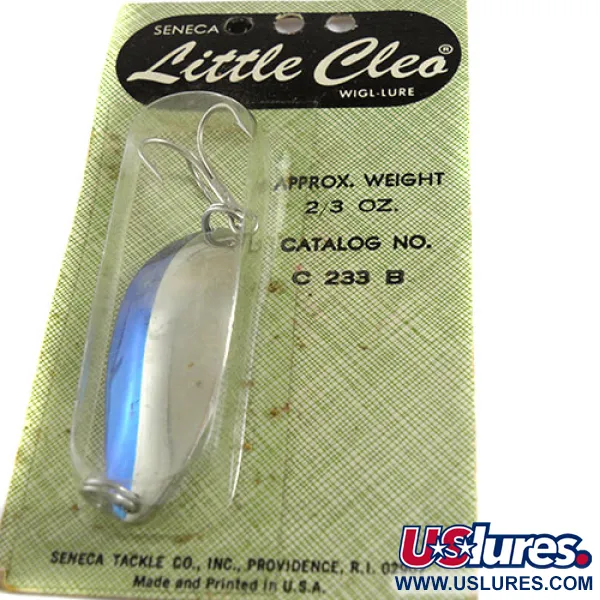 Seneca Little Cleo (Hula Girl) Ondulante, Nichel / Blu, 18g, #0673