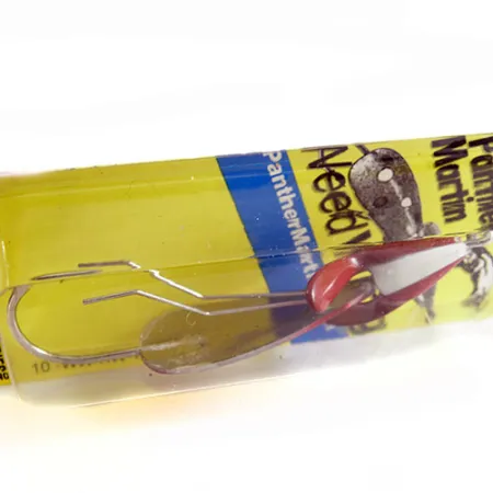 Weedless Panther Martin Weed Wing Ondulante, Rosso/Bianco, 17g, Antialga, #0742