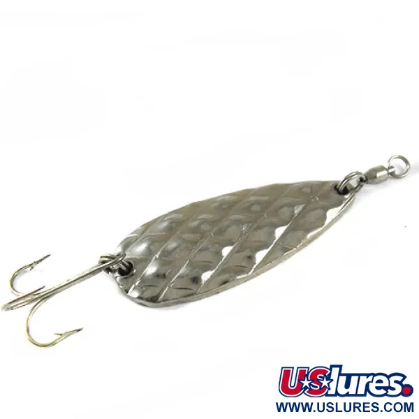 Cabela's Diamond Spoon Ondulante, Nichel, 21g, Trama Diamante, #0745