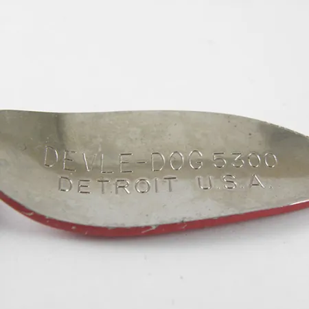 Cucchiaino Eppinger Dardevle Devle Dog 5300, Rosso/Bianco, 10g, #0774