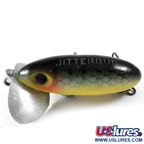 Fred Arbogast Jitterbug Esca Topwater, Persico, 10g, Vintage, #0799