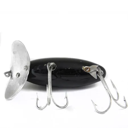 Fred Arbogast Jitterbug Esca Topwater, Nichel / Nero, 14g, #0807