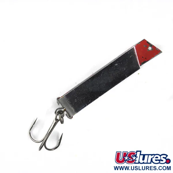 South Bend Super-Duper 509 Ondulante, Nichel / Rosso, 11g, Forma U, #0819