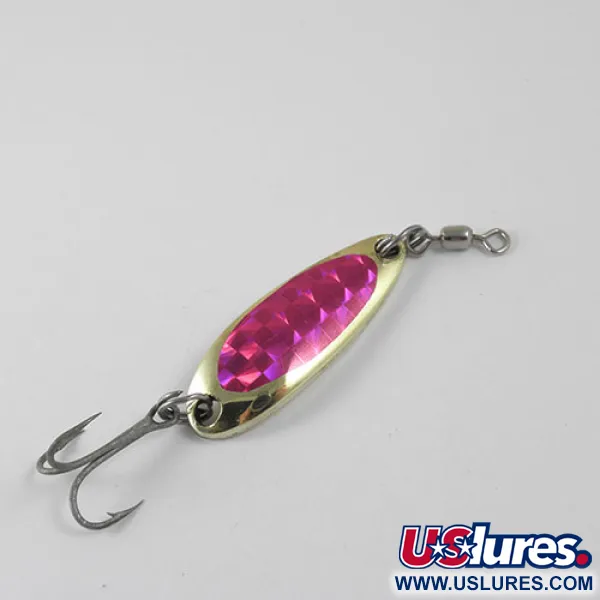 Luhr Jensen Krocodile Ondulante, Oro / Viola, 9g, Lunga Gittata, #0873