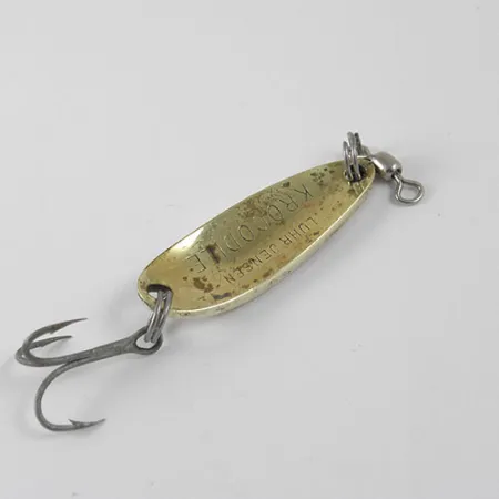 Luhr Jensen Krocodile Ondulante, Oro / Viola, 9g, Lunga Gittata, #0873