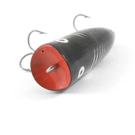 Popper Heddon Chugger Spook, Nero/Bianco/Rosso, 14g, Topwater, #0875