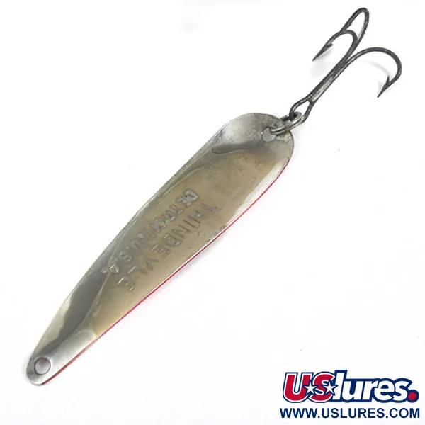 Dardevle ThinDevle Ondulante, Rosso / Bianco / Nickel, 11g, Fine, #0876