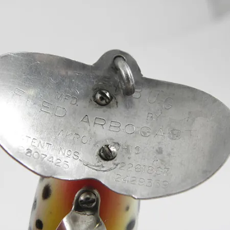 Fred Arbogast Jitterbug Esca Topwater, Tiger, 10g, Vintage, #0880