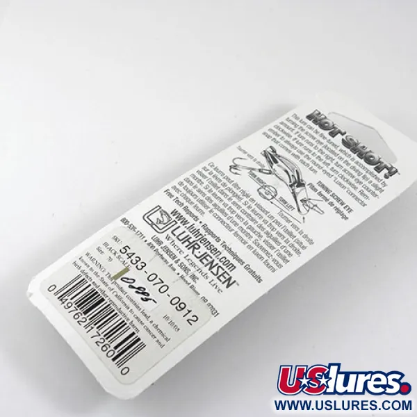 Luhr Jensen Hot Shot 70 Artificiale, Black Scale, 1.6g, Vintage, #0885