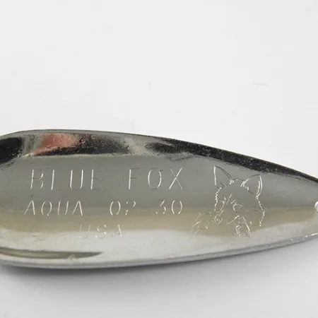 Blue Fox Strobe Aqua Ondulante, Bianco / Nero, 10g, USA, #0921