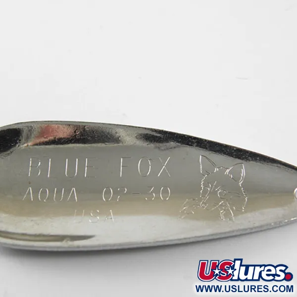 Blue Fox Strobe Aqua Ondulante, Bianco / Nero, 10g, USA, #0921