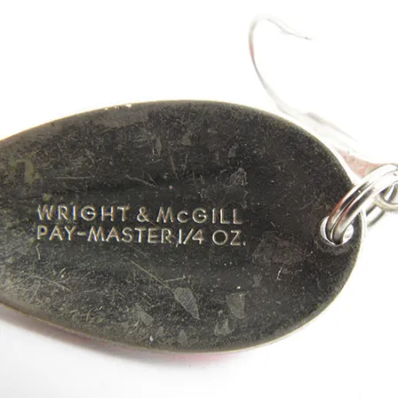Wright & McGill Pay-Master Ondulante, Rosso/Bianco/Nickel, 7g, #0941