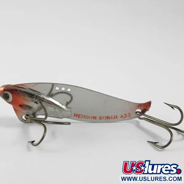 Heddon Sonar 433 Blade Bait, Nickel / Rosso, 14g, USA, #0945