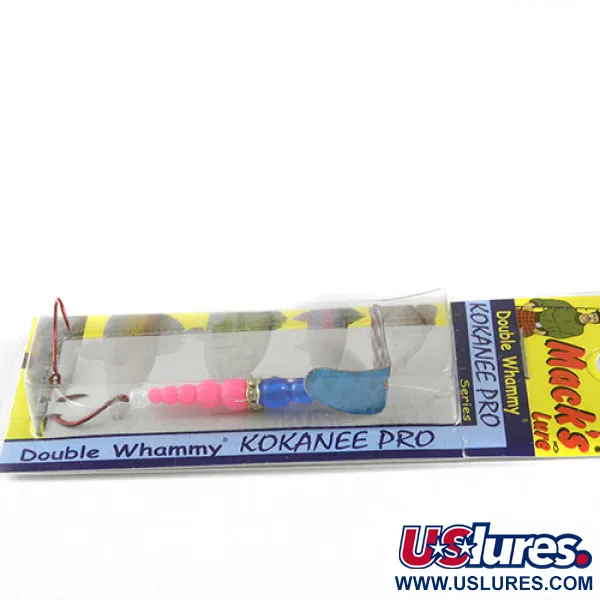 Mack's Lure Double Whammy Rig da Traina, Blu Chiaro / Rosa, 2g, #0960