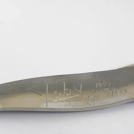 Abu Garcia Abu Toby Ondulante, Nickel / Blu, 18g, Svezia, #0961