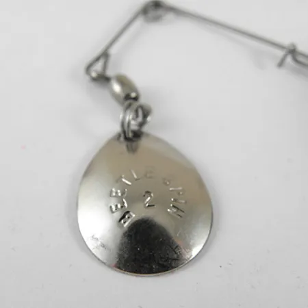 Johnson Beetle Spin Spinnerbait, Nickel/Nero, 9g, rigato, #0980