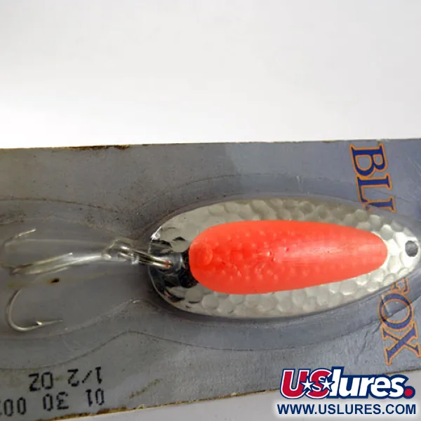 Blue Fox Pixee Ondulante, Nickel / Orange, 14g, Inserto uova, #1008