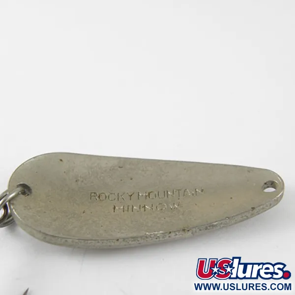 Rocky Mountain minnow Ondulante, Nichel / Blu, 10g, Vintage, #1012