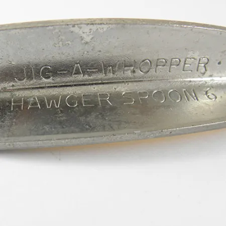 HT Enterprises Jig-A-whooper Hawgler spoon #6 Ondulante, Argento, 21g, #1019