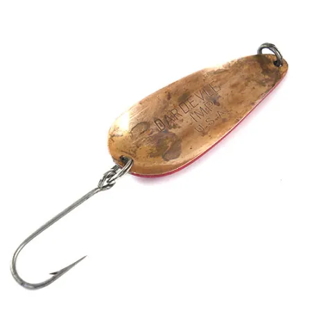 Ondulante Eppinger Dardevle Imp, Rosso/Bianco/Rame, 11g, Vintage, #1033