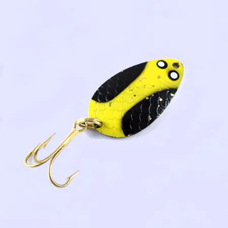 Wright & McGill Pay-Master Ondulante, Giallo/Nero/Ottone, 7g, #1054