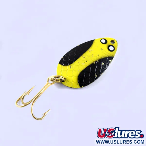 Wright & McGill Pay-Master Ondulante, Giallo/Nero/Ottone, 7g, #1054