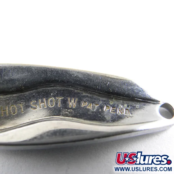 Luhr Jensen Hot Shot W Ondulante, Nickel / Nero, 4.5g, #1055