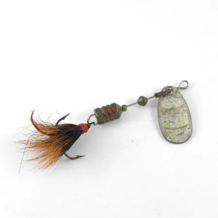 Mepps Comet 1 Dressed Cucchiaino, Nichel/Bianco/Rosso, 3,5g, Amo, #1081