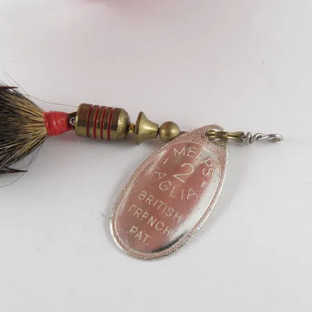 Mepps Aglia 2 dressed Cucchiaino, Nichel, 4.7g, Pelo scoiattolo, #1083