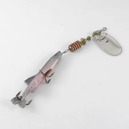 Mepps 3 Comet Mino, Nickel, 9g, spinner con pesciolino, #1086