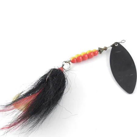 Mepps Giant Killer Rotante, Nero/Ologramma, 30g, Willow Leaf, #1088