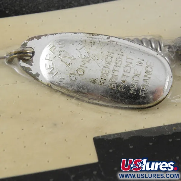 Mepps 3 Comet (with soft bait) Cucchiaino, Nichel, 17g, Vintage, #1093