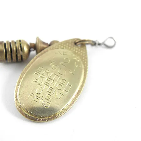 Mepps Aglia 2 Cucchiaino Rotante, Ottone, 4.5g, Design Originale, #1098