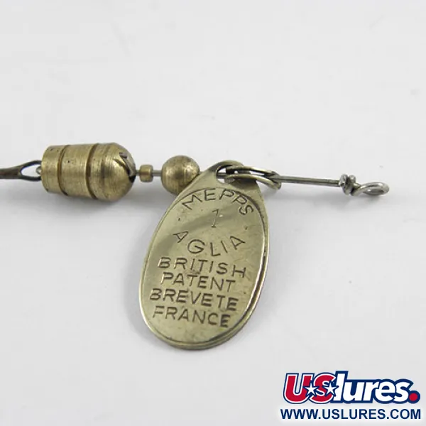 Mepps Aglia 1 Cucchiaino, Ottone, 3,5g, Marchio Brevetto, #1102