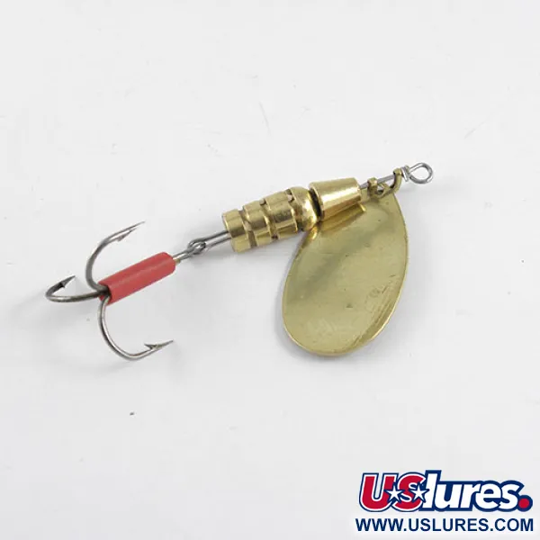 Mepps Aglia 3 Cucchiaino Rotante, Ottone, 7g, Tubetto Rosso, #1104