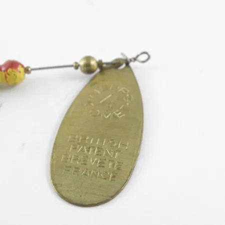 Mepps Comet 4 Cucchiaino Rotante, Ottone, 11g, Vintage, #1121