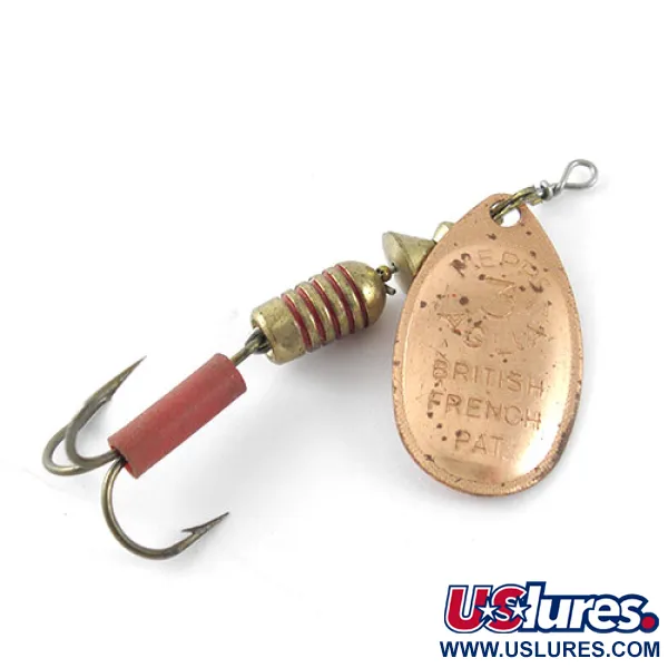 Mepps Aglia 3 Cucchiaino, Bronzo, 7g, Corpo in ottone, #1131