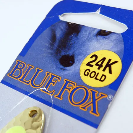 Blue Fox Pixee Ondulante, Giallo/Oro 24K, 7g, Egg-Sac, #1134