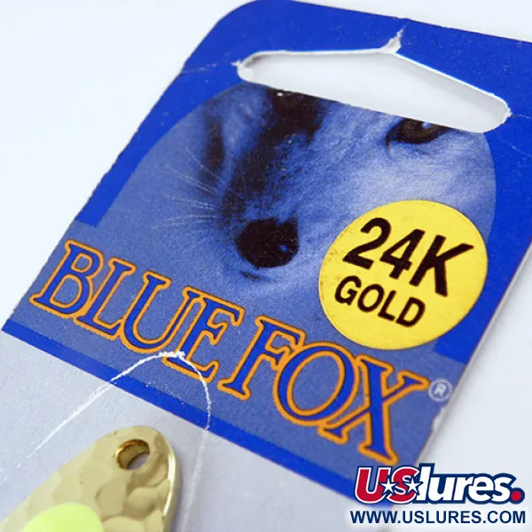 Blue Fox Pixee Ondulante, Giallo/Oro 24K, 7g, Egg-Sac, #1134