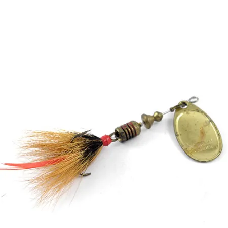 Mepps Aglia 2 dressed Cucchiaino, Ottone, 4,7g, Amo vestito, #1156