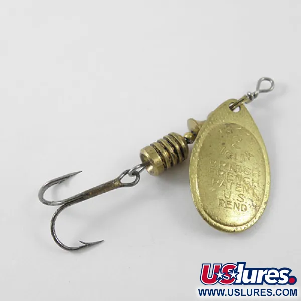 Mepps Aglia 2 Cucchiaino, Ottone, 4.5g, Design Classico, #1163