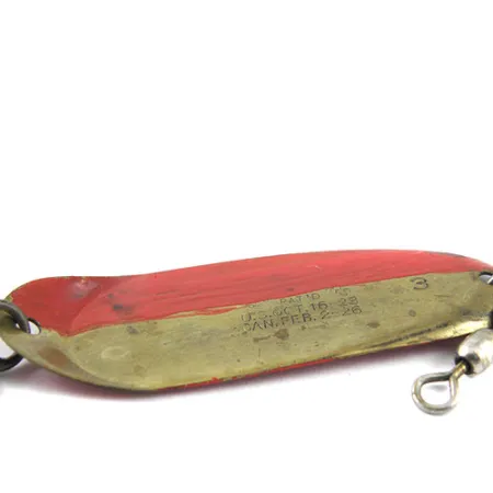 Andy Reekers 3 Ondulante, Ottone, 4,5g, Esca traina vintage, #1168