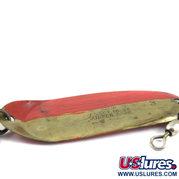 Andy Reekers 3 Ondulante, Ottone, 4,5g, Esca traina vintage, #1168