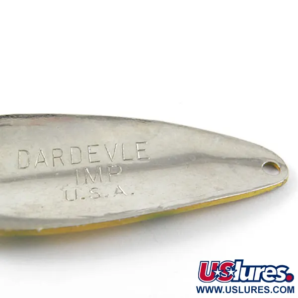 Eppinger Dardevle Imp Ondulante, Arancio / Giallo, 11g, Honeycomb, #1183