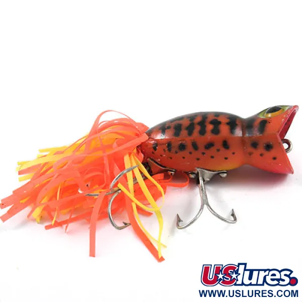 Fred Arbogast Hula Popper Popper, Tiger, 14g, Gonna Gomma, #1189