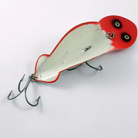 Buck Perry Spoonplug Cucchiaino, Rosso / Bianco, 21g, Profondità, #1207